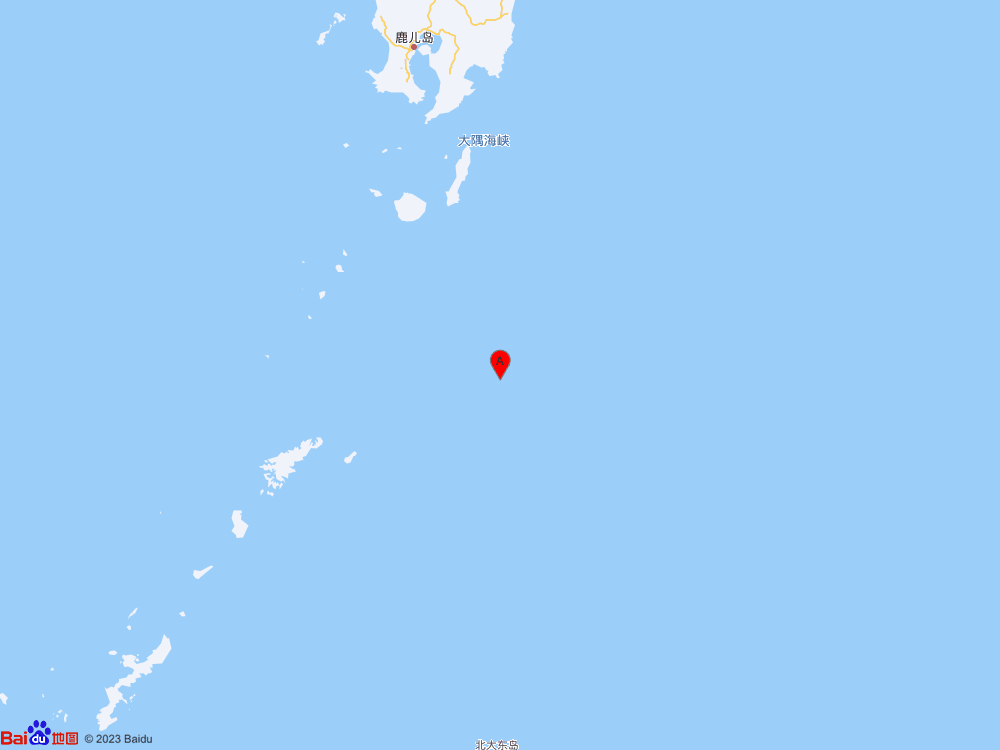 琉球群岛东南（北纬28.99度，东经131.35度）发生6.6级地震
